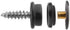 YMAISS 75pcs Fastener Screw Snaps Black,Marine Grade 3/8" Socket with Stainless Steel 5/8" Screw in Upholstery Snaps for Boat Canvas,Cover. Black ...