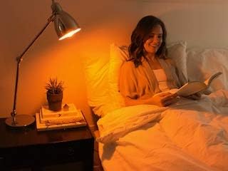 Harth - Sleep-Shift Sleep Ready Light, 7 watt Dimmable LED Amber Bulb. Supports Healthy Sleep Patterns with Ambient Low Blue Night Light, Pack of ...