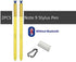 2PCS Note 9 Pen Replacement Stylus Touch S Pen for Galaxy Note 9 N960 (Without Bluetooth) with Tips/Nibs (2*Yellow/Blue)...