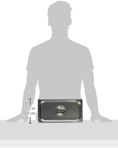 Winco 1/3 Size Solid Cover...