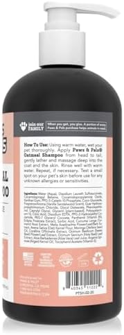 6-in-1 Dog Shampoo and Conditioner for Itchy Skin, Made in USA - 20oz Vet Formula Natural Medicated Best for De-Shedding, Itch Relief, Smelly Odor...