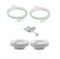 Maymom Tubing Parts Compatible with Ameda Purely Yours Pumps; (2 Tubes with caps/Connector); Replacement Parts to Ameda MYA Joy Tubing, Cap...