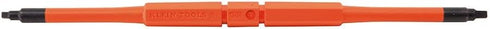 Klein Tools 32287 Insulated Screwdriver, 2-in-1 Screwdriver Set with Flip Blade, #1 and #2 Square Tips, Double-Ended Blades...
