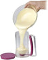 Cupcake Pancake Cookies Cream Dispenser Cake Mix Jug Baking Essentials Maker Cooking Tools Funnel Measuring cup Accessories (Purple)...
