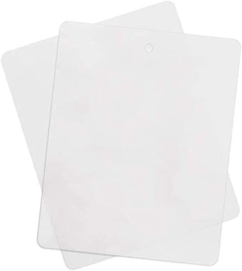 Thin Clear Flexible Plastic Cutting Board Chopping Mat 12" x 15" (4 Pack)...