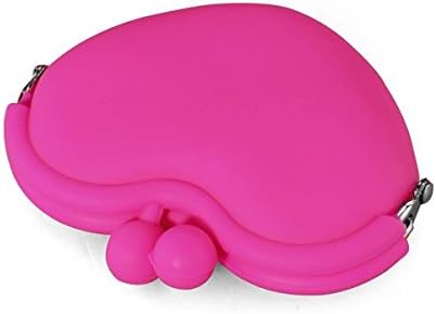 Uhugu Magenta Cute Candy Silicone Key Coin Tray Change Wallet Purse Bag Pouch Case...