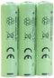 TimeFlys 3AAA Rechargeable Battery 1.2V 800mAh Ni-MH Triple AAA Cheap Long Lasting Batteries for Baby Monitors (Pack of 3)...