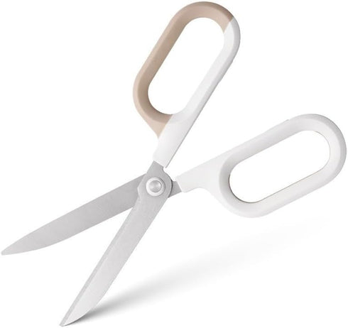 Multipurpose Office Craft Scissors for DIY Art and Craft,Comfort-Grip Handles, Sturdy Sharp Scissors (White)...