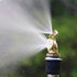 Joywayus Brass Misting Spray Nozzle 1/2" NPT Male 3-Holes Garden Sprinklers Irrigation Connector Water Sprinklers Mister Heads Fitting with Filter...