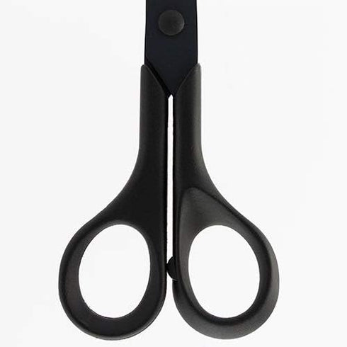 ALLEX Black Scissors All Purpose Sharp Japanese Stainless Steel Blade, Non-Sticking Fluorine Coating Blade for Adhesive Tape, Made in JAPAN...