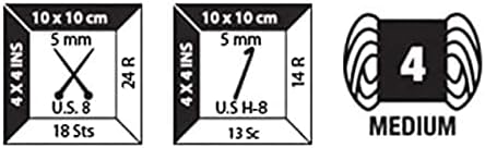 Red Heart Yarn Red Heart with Love Yarn - Black - 6 Oz - Medium 4 Gauge - 3 Pack Bundle with Bella Crafts Stitch Markers......