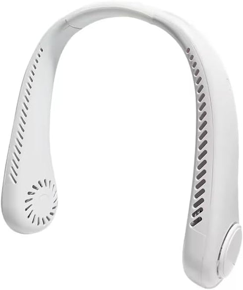 Portable Neck Fan, Hands Free Bladeless Fan, 1800 mAh Battery Operated Wearable Personal Fan, Leafless, Rechargeable, Headphone Design,3 Speeds Gi...