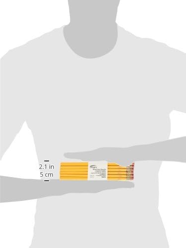 Integra Economy Pencil, No 2 Soft Lead, Yellow (ITA70215)...