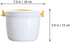 Luxshiny Microwave Pressure Cooker Microwave Rice Cooker Mini Rice Cooker Portable Steamer Pasta Cooker Food Steamer Pot for Cooking Soup Rice Ste...