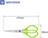 Scissors (715) - Multipurpose, Ultra Sharp Blade Shears, Softgrip, Stainless Steel Sewing, Comfort TPR Grip, Crafting Scissors for Office and Home...