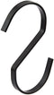 10-Pack 4 Inch Anti-Static Coating Steel Hanging Flat Hooks - S Shaped Hook Heavy-Duty S Hooks, for Kitchenware, Pots, Utensils, Plants, Towels, G...