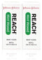 Reach Mint Floss Waxed refill spool, 200 yds (2 Pack)...