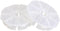 ALL in ONE 3pcs Round Clear Plastic Storage Box Bead Organizer Display Containers (10X2.5cm 8 Grids)...