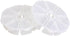 ALL in ONE 3pcs Round Clear Plastic Storage Box Bead Organizer Display Containers (10X2.5cm 8 Grids)...