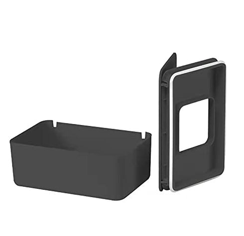 Baby Wipe Holder, Keeps Diaper Wipes Fresh, Easy Open & Close Wipe Container (Black)...