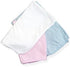 Baby Jay 100% Cotton Receiving Blanket in Blue, Pink or White Boy Girl (Pink)...