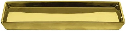 Glamour Chic Porcelain Soap Dispenser 5.83" t X 3.86" w (Gold)...