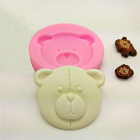 JQS Bear Shape Silicone Mold Fondant Molds Cake Decorating Tools Sugar Craft Kitchen Baking Moulds Chocolate Gumpaste Mould...