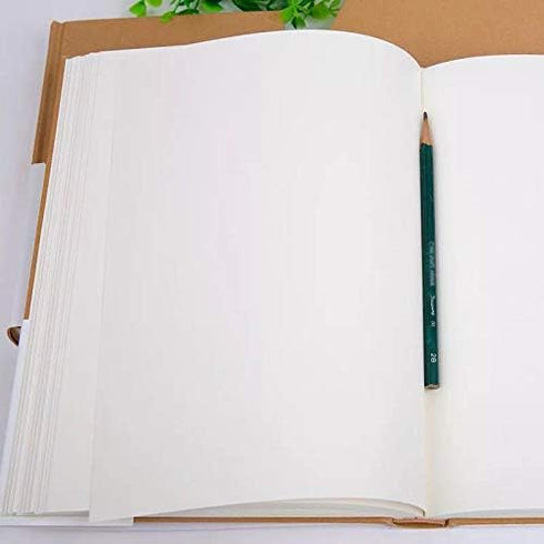 5.5x8.25 Sketch Book, Pack of 2, 240 Sheets (68lb/100gsm), Hardcover Bound Sketch Notebook, 120 Sheets Each, Acid Free Blank Drawing Paper, Ideal ...