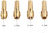 2 Set of Brass Collet Fits Dremel Rotary Tools Including 1mm/1.6mm/2.3mm/3.2mm...