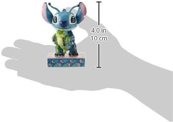 Enesco Disney Traditions Collection by Jim Shore Lilo and Stich Holding Frog Figurine- Resin Hand Crafted Painted Collectible Disney Mini Figurine...