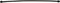Allstar Performance ALL48361 12" Coated Braided Brake Line with Size-3 Hose and Size-3 End, Black...
