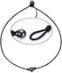 Black Bead Leather Choker Necklace for Women and Boho Single Bead Handmade Choker Jewelry...