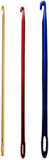 Zuoyou 3PCS Aluminum Tunisian Afghan Crochet Hook DIY Knitting Needles Tool with an Eye 2.75/4/6mm......