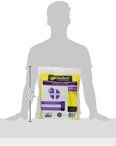 ProTeam 107313 Intercept Micro Filter Bags with Open Collar and 10-Quart Capacity, 10-Pack of Replacement Vacuum Filters...