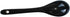 Black 10 pcs Porcelain Egg Spoons Ceramic Spoons 4.7 inch Coffee Dessert Yogurt Tea Milky Tea...