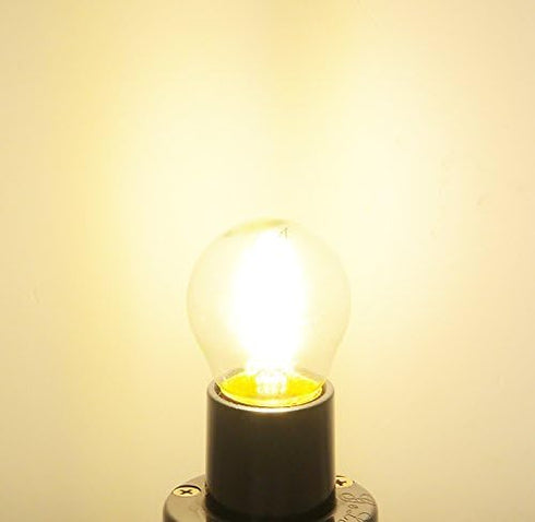 Low Voltage Mini Globe LED Bulb, AC 12V / DC 12V Input, 2W 200Lm, Dimmable with 12V DC Dimmer, E26 Base, Warm White Light, 25W Incandescent Replac...