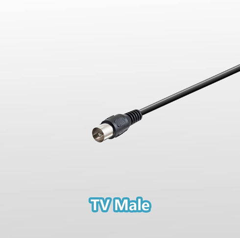 DVB-T Digital HDTV Antenna with Magnetic Base - 5 Sections Telescopic Pole - 5dBi VHF/UHF Mini TV Antenna - 1.5m/4.92ft RG174 Coax Cable for DVD, ...