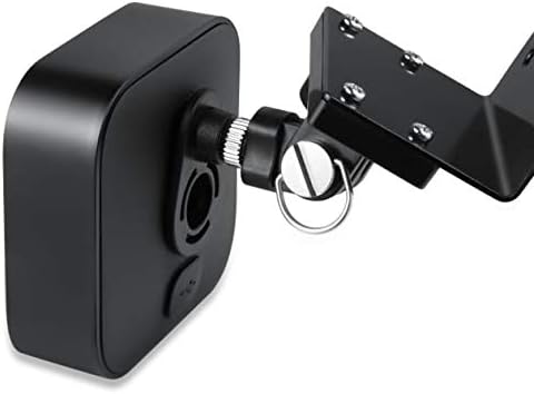 Wasserstein Weatherproof Gutter Mount with Universal Screw Adapter - Compatible with Blink Outdoor/Outdoor 4/XT/XT2 (2-Pack, Black)...