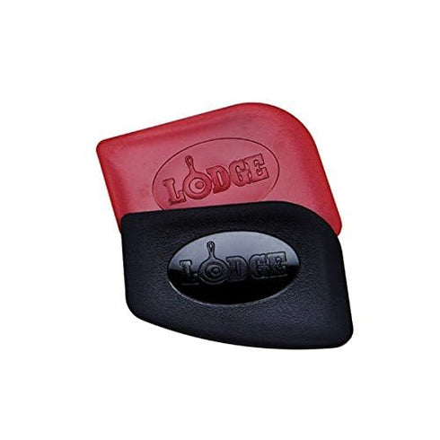 Lodge SCRAPERPK Durable Pan Scrapers, Red and Black, 2-Pack...