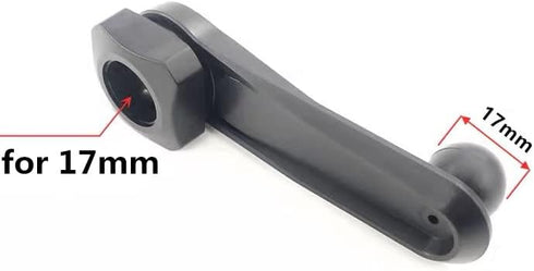 2 Pack 17mm Ball Joint Extension Arm Female to Male Head Dead Angle Adapter Bracket Extender Rotating Rod for Car Air Outlet Vent Phone Stand GPS ...