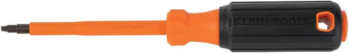 Klein Tools 6834INS Insulated Screwdriver, 1000V #2 Phillips Tip Screwdriver with 4-Inch Shank, Tip-Ident, Cushion-Grip Handle...