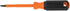 Klein Tools 6834INS Insulated Screwdriver, 1000V #2 Phillips Tip Screwdriver with 4-Inch Shank, Tip-Ident, Cushion-Grip Handle...