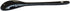 Black 10 pcs Porcelain Egg Spoons Ceramic Spoons 4.7 inch Coffee Dessert Yogurt Tea Milky Tea...