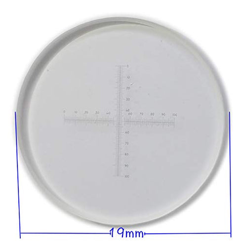 0.1mm High Precision Ocular Micrometer Microscope Micrometer Cross Microscope Calibration Ruler Slides The Micrometer Eyepiece...