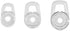 Replacement Ear Gel Tips & Loop Clip SML Spare Kit for M155 M165 M180 M55 M25 M90 Explorer 500 Headset Clamp, Gel Earbuds Eartips 6PCS & Earhooks ...