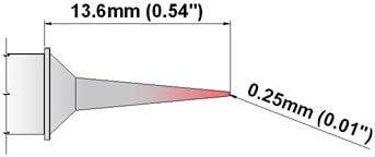 Thermaltronics S80MF003 Micro Fine 0.25mm (0.01in) interchangeable for Metcal SSC-890A...