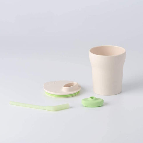 Miniware 1-2-3 Sip! Training Cup for Baby Toddler Self Feeding & Development, Tiny Cup Perfect for Baby Led Weaning, Non Drip Lid, Eco-Friendly, B...