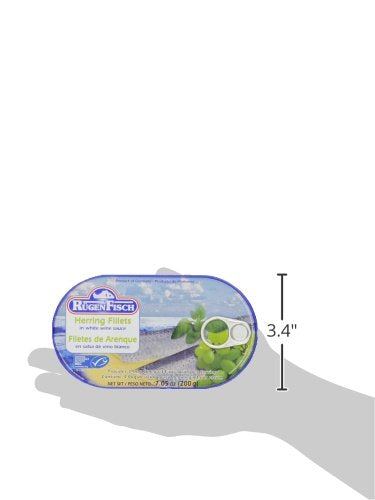 RuegenFisch Herring Fillets in Wine Sauce, 7.05 Ounce...