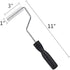 Odaa's Fiberglass Roller and Spline Roller with Wood Handle and Steel Wheels, Tools Kit Aluminum Alloy Bubble Roller kit Fiberglass Roller kit Bub...