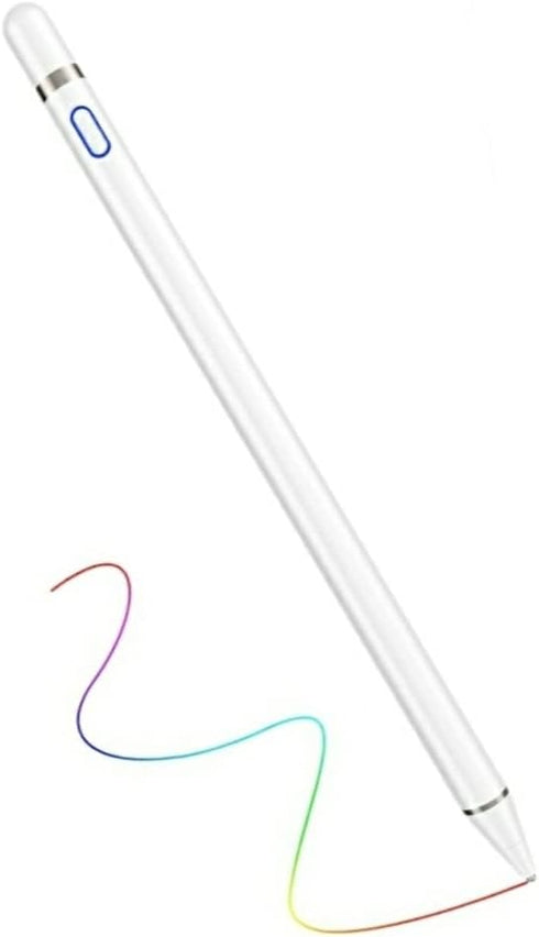 Active Stylus Pens for Touch Screens,1.5mm Fine Point Rechargeable Digital Pencil Capacitive Pen Fine Point Stylist Pen Pencil Compatible with iPh...